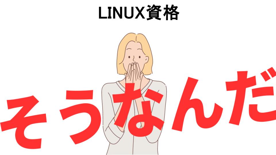 意味ないと思う人におすすめ！LINUX資格の代わり